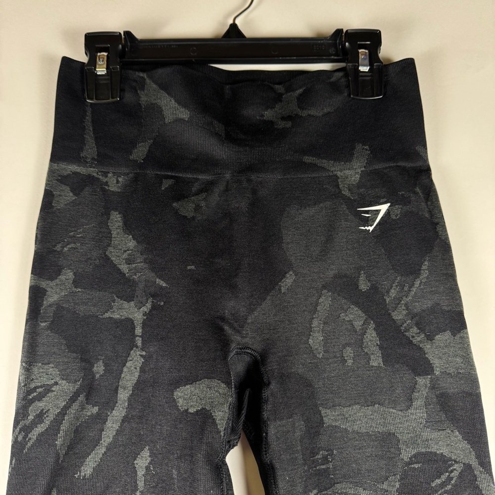 Gymshark Black Camouflage Leggings Size S - Picture 2 of 9